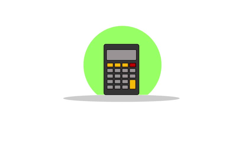 Calculator Error Animation – Digital Device Malfunction