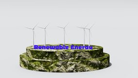 Wind Turbine Animation – Renewable Energy Concept - Powered by Shutterstock - Get 15% off with code: PIKWIZARD15