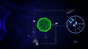 a medical animation showing cell biology, dna, and medical technology. this video features science data and research. perfect for healthcare and innovation projects. - Powered by Shutterstock - Get 15% off with code: PIKWIZARD15