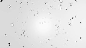 Transparent glass tubes with floating water bubbles on a gray background. Abstract 3D animation symbolizing purity, hydration, science, cosmetics, and product technology, copy space. - Powered by Shutterstock - Get 15% off with code: PIKWIZARD15