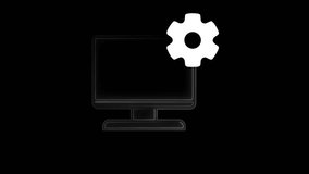 Devices icon, the global system of interconnected computer networks that uses the Internet protocol suite to communicate between networks and devices. Glowing neon line of internet icon. - Powered by Shutterstock - Get 15% off with code: PIKWIZARD15