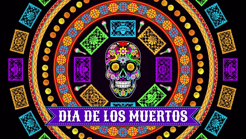 Dia De Los Muertos Animation Video Background - Powered by Shutterstock - Get 15% off with code: PIKWIZARD15