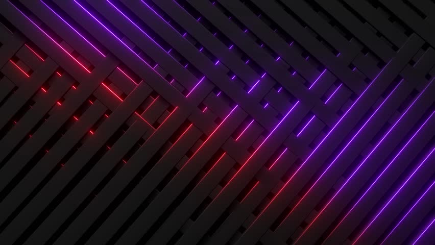 This stock motion graphic video include  clip of  Futuristic Layered Block With Neon Light