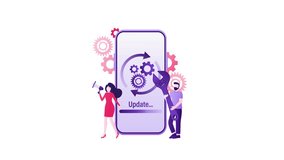 Developers updating smartphone operating system - Powered by Shutterstock - Get 15% off with code: PIKWIZARD15