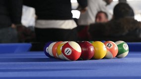 young man playing pool at cafe - Powered by Shutterstock - Get 15% off with code: PIKWIZARD15
