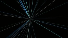 Abstract tunnel horizontal all the video with neon light 3d render. - Powered by Shutterstock - Get 15% off with code: PIKWIZARD15