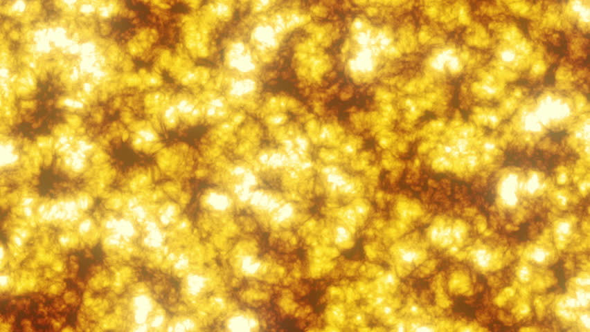 Wide View of Parker Solar Probe Traversing Surface of the Sun with Heat Shield Protecting Scientific Instruments On Board Gathering Data About Star Activity. Giant Explosions Visible from Sun.