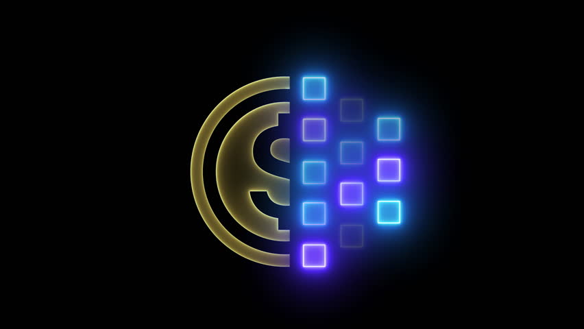 Fintech Dashboard concept, modern financial dashboard with crypto charts, banking UI, stock analytics, and mobile investment tools. Animated decentralized finance icon on transparent background.