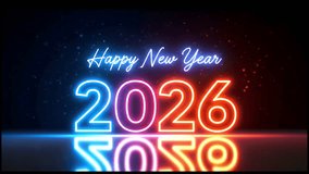 Neon 2026 New Year's Eve Countdown: Explosive Confetti Celebration - Powered by Shutterstock - Get 15% off with code: PIKWIZARD15
