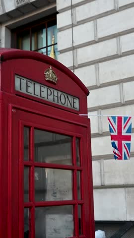 United Kingdom flag from a London Telephone Box