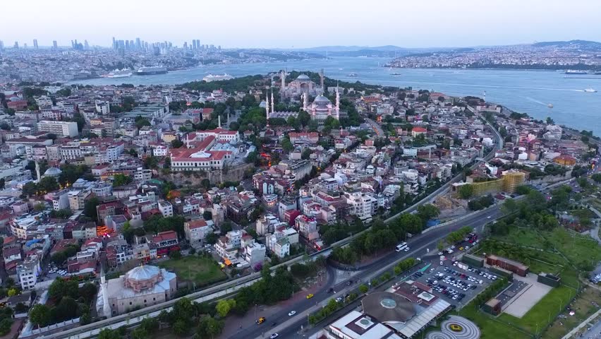 Aerial view of Istanbul