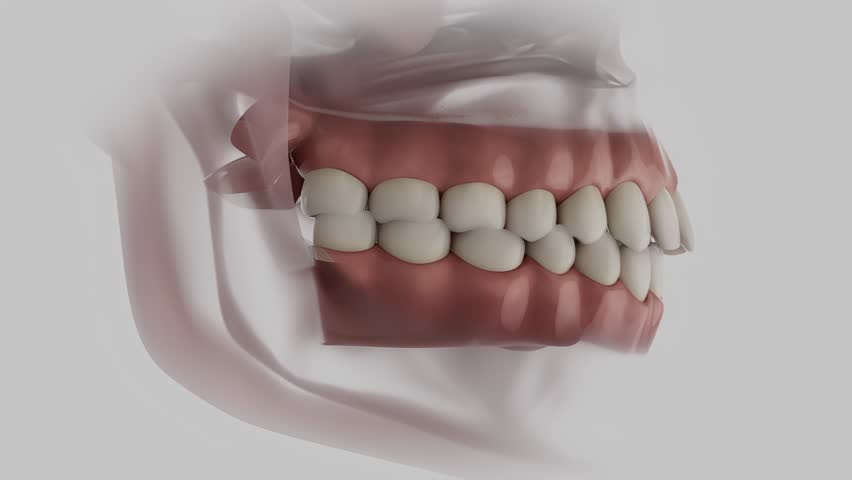 3D Dental Animation — Protruding Teeth Correction with Clear Aligner