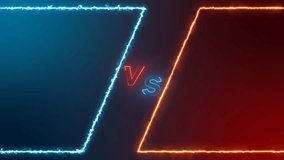 Versus Battle Comparison Scene with Neon Frames - Powered by Shutterstock - Get 15% off with code: PIKWIZARD15