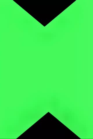 Modern Animated Shapes and Symbols on Green Screen Background