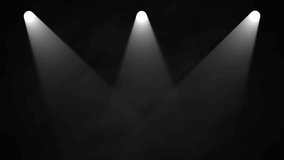 Abstract spotlight with smoke on Black Background. Spot Lights Background Loop animation concept
 - Powered by Shutterstock - Get 15% off with code: PIKWIZARD15