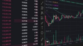 Screen cryptocurrency chart. Dark theme - Powered by Shutterstock - Get 15% off with code: PIKWIZARD15