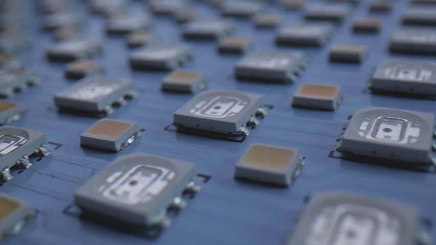 4k Close-Up Shot of a Motherboard and PC Inside Details