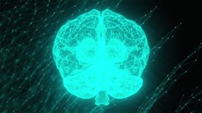 Digital brain with connection dots. Computer generated 3d render - Powered by Shutterstock - Get 15% off with code: PIKWIZARD15