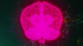 Digital brain with connection dots. Computer generated 3d render - Powered by Shutterstock - Get 15% off with code: PIKWIZARD15