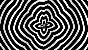 A loop animation mandala pattern background,black and white color with motion blur. - Powered by Shutterstock - Get 15% off with code: PIKWIZARD15