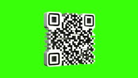 3d qr code animation on a bright green background
 - Powered by Shutterstock - Get 15% off with code: PIKWIZARD15