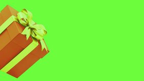 Red gift box with gold ribbon and bow on green background
 - Powered by Shutterstock - Get 15% off with code: PIKWIZARD15