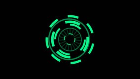 HUD Square Futuristic glowing green digital interface element on a black background, resembling a HUD or sci-fi technology scanner design.
 - Powered by Shutterstock - Get 15% off with code: PIKWIZARD15