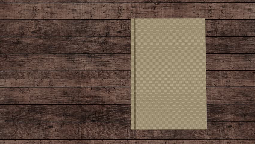 Book opening animation. 3d reading.