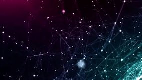 A visually dynamic and abstract motion background featuring a network of glowing, interconnected dots and lines. - Powered by Shutterstock - Get 15% off with code: PIKWIZARD15