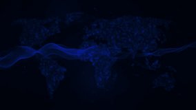 Futuristic digital interface with technology icons cloud computing security data analysis artificial intelligence innovation global network energy and communication concepts in dark blue abstract - Powered by Shutterstock - Get 15% off with code: PIKWIZARD15