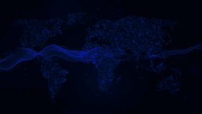 Global technology network interface with digital icons for cloud computing data analytics artificial intelligence communication and innovation concepts on a dark blue abstract background - Powered by Shutterstock - Get 15% off with code: PIKWIZARD15