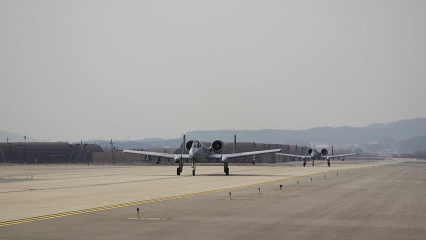 Hyperlapse of the 442d Maintenance Group operations in the A-10 Thunderbolt II hangar and flightline area at Whiteman Air Force Base, Missouri, August 20, 2019.