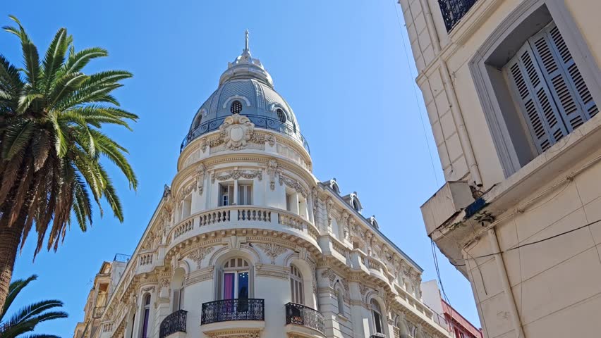 Old building in the center of Oran, Algeria