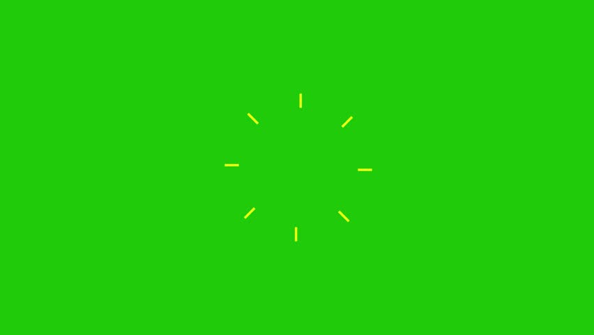 Explosive line Burst Animation for Video green screen background 4k, Bright cartoon with white stroke circle blasts, hand-drawn line rays.mp4
