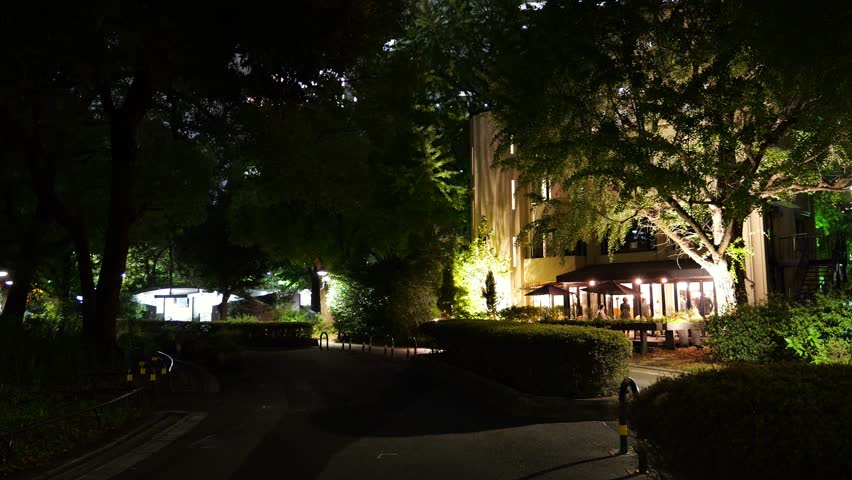Hibiya Park Night View, Japan Tokyo September 2025