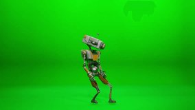 A 3D animated video of a sleek and futuristic robot performing dynamic movements.  - Powered by Shutterstock - Get 15% off with code: PIKWIZARD15