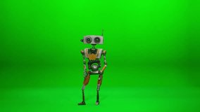 A 3D animated video of a sleek and futuristic robot performing dynamic movements.  - Powered by Shutterstock - Get 15% off with code: PIKWIZARD15