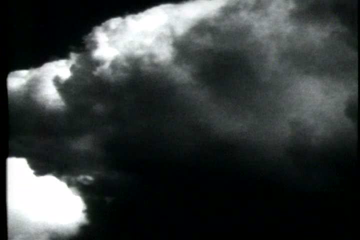 1940s - In the Air Force operations room, plans are made to bomb Germany in World War 2.
