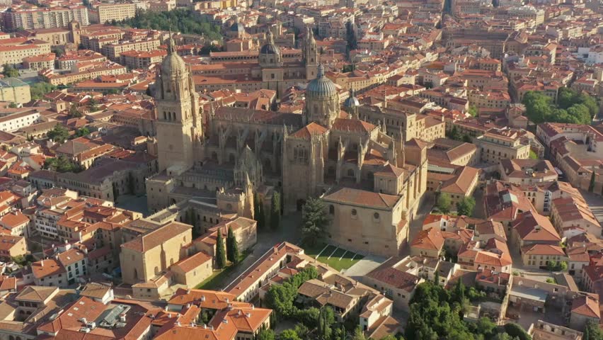 Panoramic view of salamanca, spain, featuring its historic architecture and cityscape