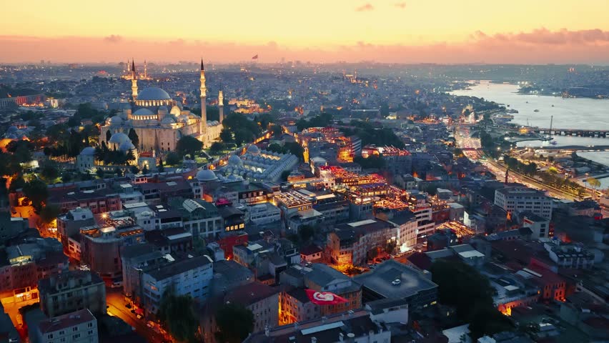 Aerial view of Istanbul