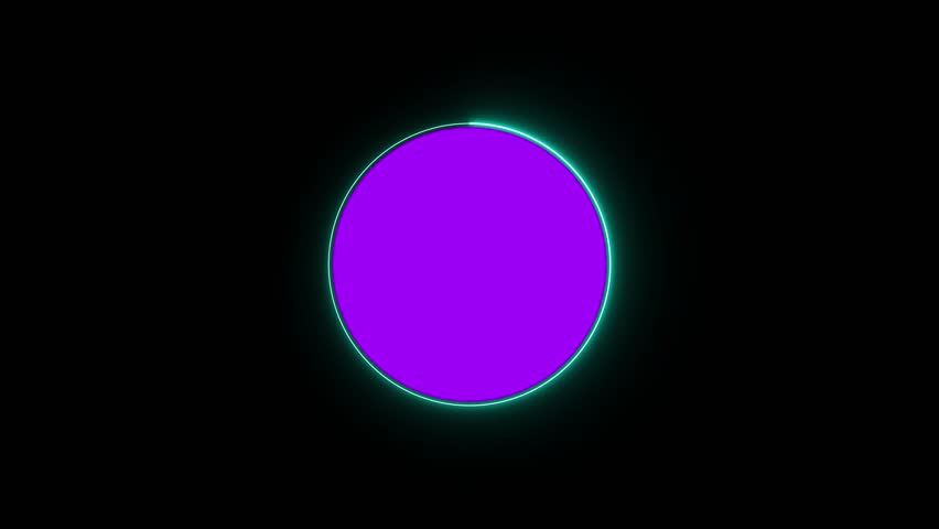 Abstract clock icon animation. 43 minute timer symbol, isolated on black background, and creating a stunning 4k video.