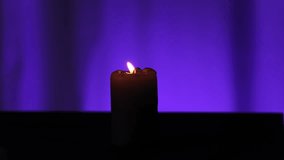 Blowing Up A Candle With Smoke Against A Blurred Background - Powered by Shutterstock - Get 15% off with code: PIKWIZARD15