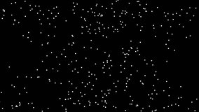 
White particles form the text "click here" on a dark background. Abstract background video.4k wallpaper.Seamless loop video. - Powered by Shutterstock - Get 15% off with code: PIKWIZARD15