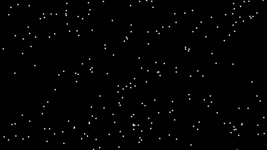 White particles form the text "lets get started" on a dark background. Abstract background video.4k wallpaper.Seamless loop video.