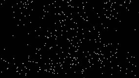 White particles form the text "tap here" on a dark background. Abstract background video.4k wallpaper.Seamless loop video. - Powered by Shutterstock - Get 15% off with code: PIKWIZARD15