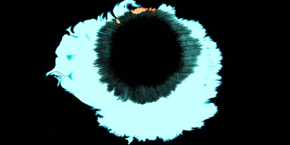 ink transition splatter blot spreading left to right turbulent moving abstract painting animation background new cool nice motion dynamic beautifu