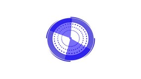 Futuristic digital radar Interface with circular scanning on white background. - Powered by Shutterstock - Get 15% off with code: PIKWIZARD15