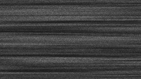 Vintage retro tv static noise with black and white glitch. Analog noise texture and VHS breakdown overlay create flickering grain lines. Static artifact and blurred lines on old tv screen. - Powered by Shutterstock - Get 15% off with code: PIKWIZARD15