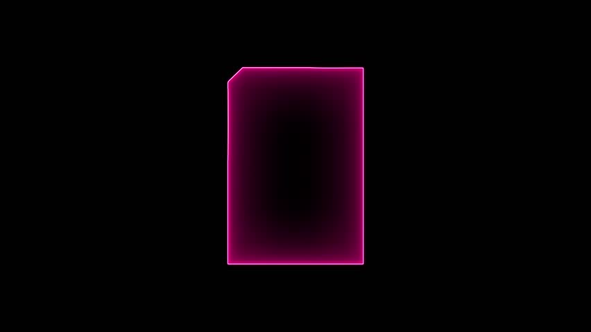 Universal Technology neon Line and frame Video overlay Futuristic HUD Head up display interface template with basic geometry line element.