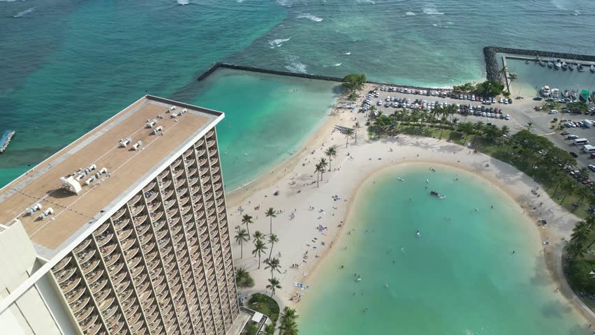  Stunning Aerial 4k Footage Waikiki, Hawaii